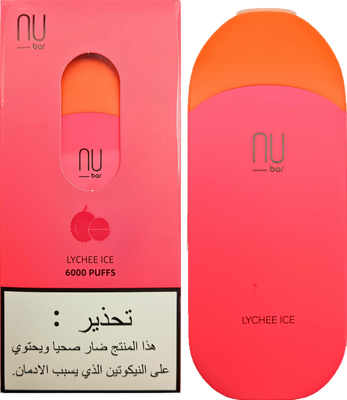 Nu Bar Lychee Ice 6000 Puff