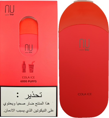 Nu Bar Cola Ice 6000 Puff