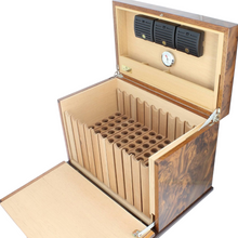 Load image into Gallery viewer, Cigar cabinet. Automatic display opener. 75 cigar