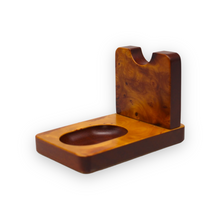 Load image into Gallery viewer, 1 pipe stand. Natural wood tan.